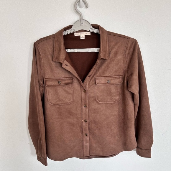 good day only Jackets & Blazers - Good Days Only Women’s Brown Shacket
Size M